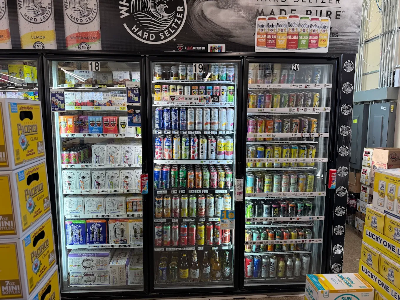 Cold hard seltzer coolers — White Claw and more
